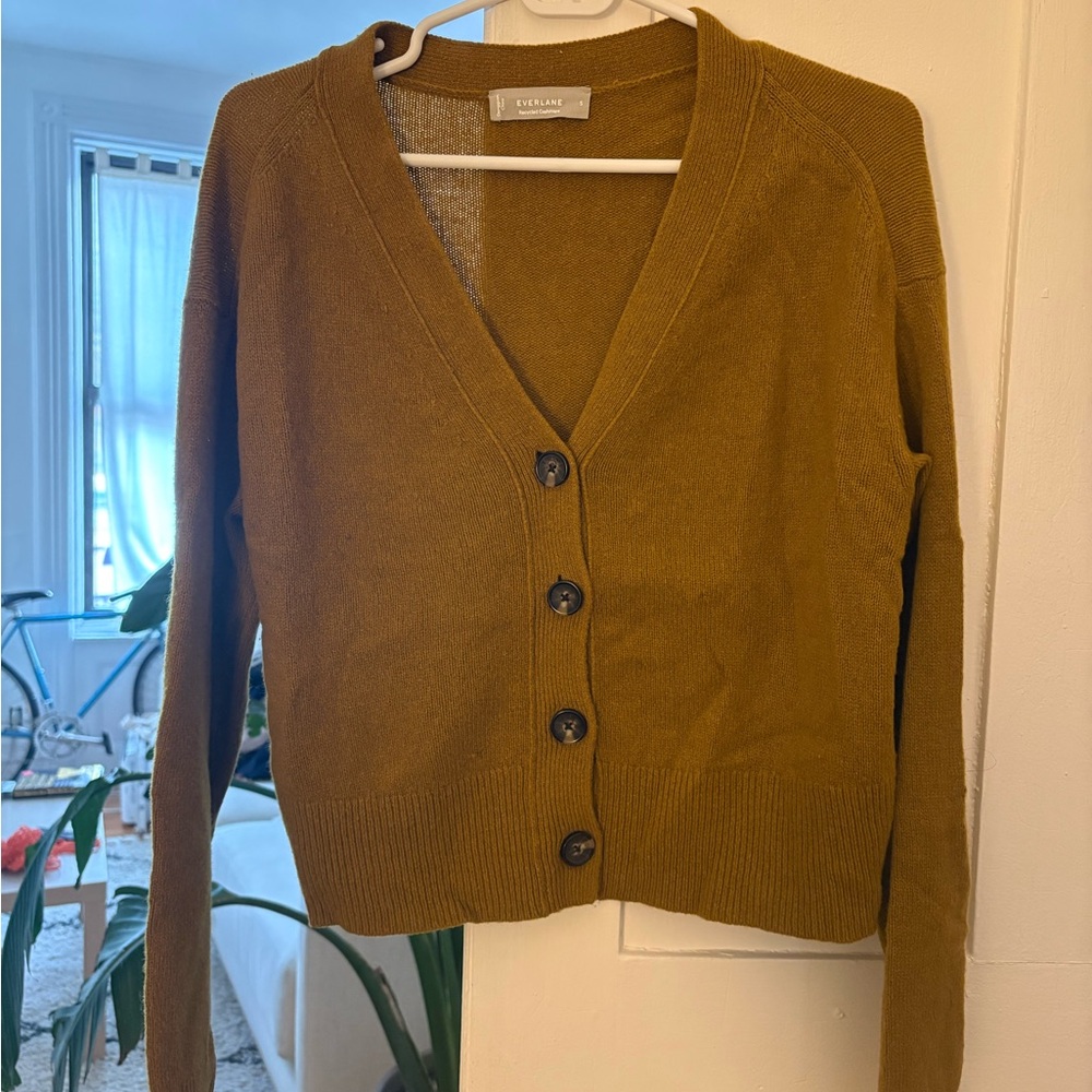 Everlane Women's Cardigan Sweater - Tan